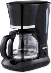 EEPAS 1.5L Filter Coffee Machine | 800W Coffee Maker for Instant Coffee, Espresso, Macchiato & More | Boil-Dry Protection, Anti-Drip Function, Automatic Turn-Off Feature, Black