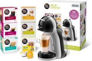 De'Longhi Nescafé Dolce Gusto Mini Me, Single Serve Capsule Coffee Machine Starter Kit, Including 6 boxes of Coffee Pods