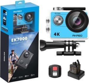 AKASO EK7000 4K30FPS Action Camera - 20MP Ultra HD Underwater Camera 170 Degree Wide Angle 98FT Waterproof Camera with Accessory Kit