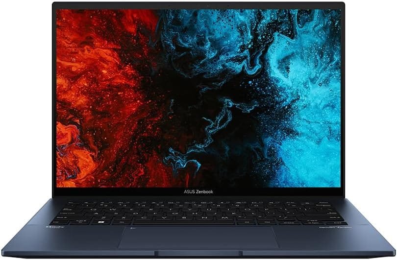 Asus Zenbook 14 UX3402ZA 14" 2.8K 400nits Laptop (Intel i5-1240P 12-Core Processor, 8GB RAM, 512GB PCIe SSD, Backlit Keyboard, Windows 11