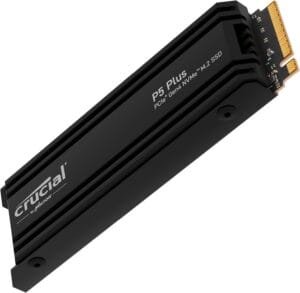 Crucial P5 Plus 2TB Gen4 NVMe M.2 SSD Internal Gaming SSD with Heatsink