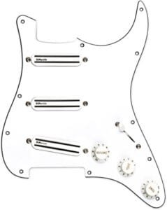 DiMarzio FG2108 Fast Track Prewired Pickguard White