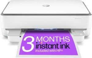 HP Envy 6020e All in One Colour Printer with 3 months of Instant Ink included with HP+