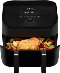 Instant VersaZone Dual Air Fryer comes with XXL Single and Double Air Frying Drawers complete with 8 Smart Programmes