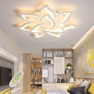 LED Ceiling Light Dimmable Living Room Lamp with Remote Control Colour Changing Bedroom Ceiling Lamp Modern Ceiling Lighting Ceiling Lighting Chandelier Lamp Dimming