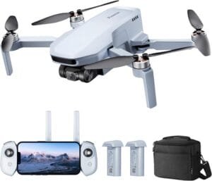 Potensic ATOM SE GPS Drone with Camera 4K, 62 mins Flight Time, < 249 g, 4KM Transmission, EIS - ShakeVanish Tech, Max Speed 16m/s, RC Quadcopter, Auto Return/Follow Me, Camera Drone for Adult