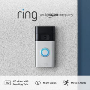 Ring Video Doorbell (2nd Gen) by Amazon | Wireless Video Doorbell Security Camera with 1080p HD Video, battery-powered