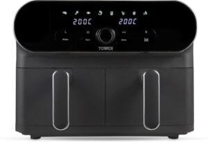 Tower T17138 Vortx Elite 10.4L Dual Basket Air Fryer