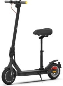 V30PRO Electric Scooter with Dual Suspension - 19.9 Miles Range & 18 MPH, 350W Motor, 10" Solid Tires