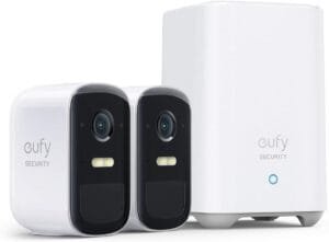 eufy Security eufyCam 2C Pro 2-Cam Kit Security Camera outdoor wireless, 2K Resolution, 180-Day Battery Life, IP67 Water-Resistant, Night Vision, No Monthly Fee,Home Security System