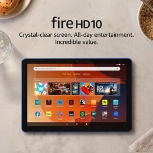 Amazon Fire HD 10 tablet (newest gen), built for relaxation, 10.1" vibrant Full HD screen, octa-core processor, 3 GB RAM, up to 13-h battery life