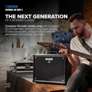Boss Katana-50 Gen 3 50-watt 1 x 12-inch Combo Amplifier