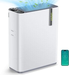 HEPA Air Purifiers for Home Large Room Up to 1732Ft², Air Purifiers for Bedroom with Humidifier, Smart WiFi, Air Quality Monitor, Quite Sleep Mode, Pet Air Purifier for Odor, Dust, Smoke