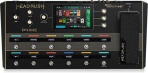 HeadRush Prime - Guitar & Vocal Multi-Effects Pedal & Amp Modeling Processor with Amp Cloner, Antares Auto-Tune, WiFi, Touchscreen, Looper & Bluetooth