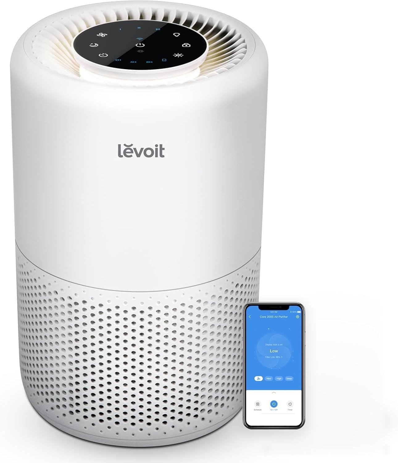 LEVOIT Air Purifier for Home Bedroom, Smart WiFi Alexa Control, Covers up to 916 Sq.Foot, 3 in 1 Filter for Allergies, Pollutants, Smoke, Dust, 24dB Quiet for Bedroom