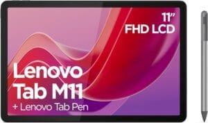 Lenovo Tab M11 Android Tablet | 11 Inch Full HD 1200p | 128 GB | Lenovo Tab Pen | WiFi | 4 GB RAM