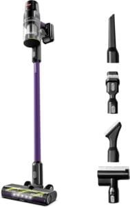 BISSELL CleanView XR Pet 300w Lightweight Cordless Vacuum w: Removable Battery, 40-min runtime, Deep-Cleaning Furbrush & Tangle-Free Brush Roll, LED lights, XL Tank, Dusting & Crevice Tool, Wall Mount