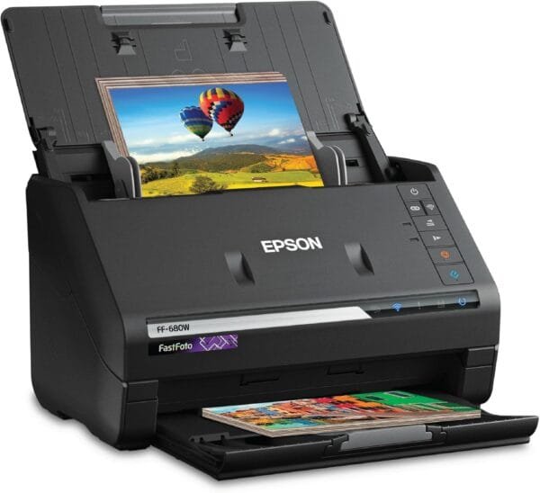 Epson FastFoto FF-680W Wireless High-Speed Photo and Document Scanning System