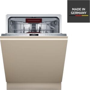 Neff S257YCX04E, N 70, Smart Dishwasher, Fully Integrated, 60 cm, Cutlery Drawer, Made in Germany, Zeolite Drying, Particularly Quiet Dishwasher, Height-Adjustable Upper Basket, Aqua Stop