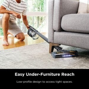 Shark Pet Cordless Stick Vacuum with XL Dust Cup, LED Headlights, Removable Handheld Vac, Crevice Tool, Portable Vacuum for Household Pet Hair, Carpet and Hard Floors, 40min Runtime