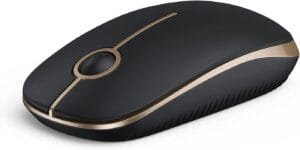 VssoPlor Wireless Mouse, 2.4G Slim Portable Computer Mice with Nano Receiver for Notebook, PC, Laptop, Computer