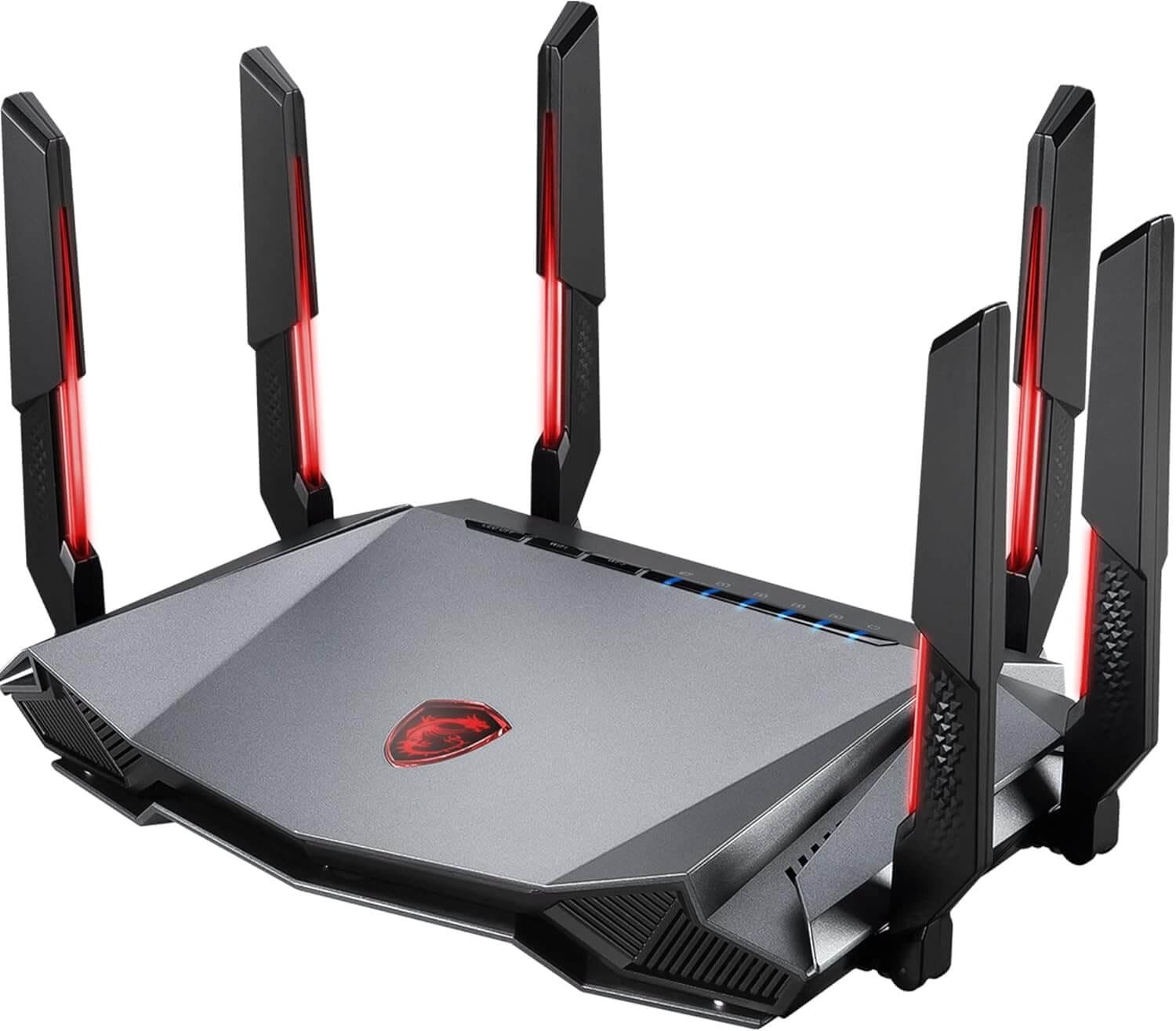 MSI RadiX AXE6600 WiFi 6E Tri-Band Gaming Router - Fast WLAN up to 6600 Mbps (6GHz, 5GHz, 2.4GHz Wireless)