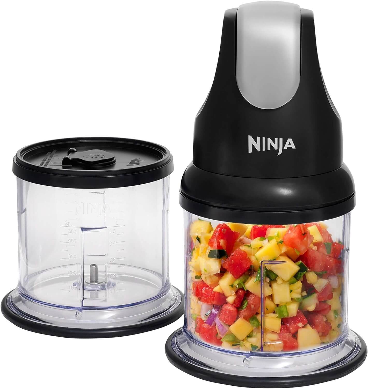 inja Professional Chopper [NJ1002UKBK] Stackable, 200W