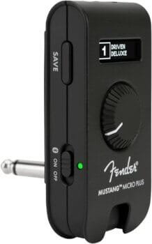 Fender Mustang Micro Plus Guitar Amp, Ultimate Personal Headphone Amplifier with 25 Amp Models, 25 Effects, Bluetooth, and 100 Presets, USB Rechargeable