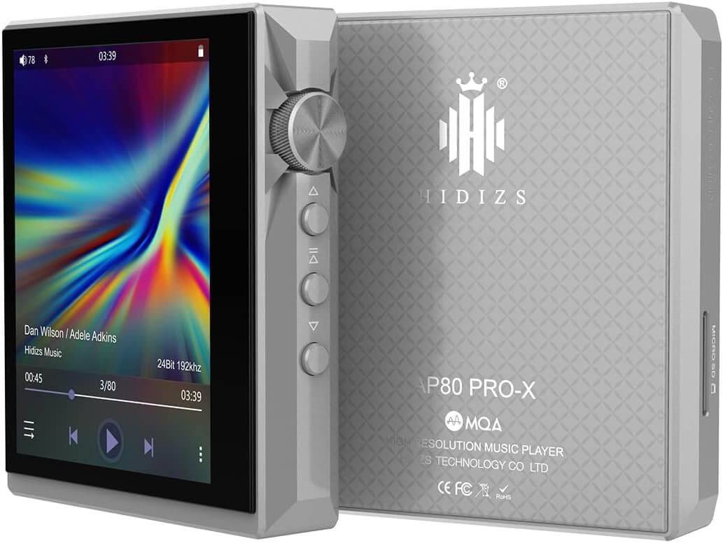 AP80 PRO-X Balanced Lossless MQA Bluetooth Music MP3 Player with Dual ESS9219C DAC Chips and Supports MQA 8X/LDAC/apt-X/AAC/USB DAC/DSD256/Hi-Res Audio Wireless DAP
