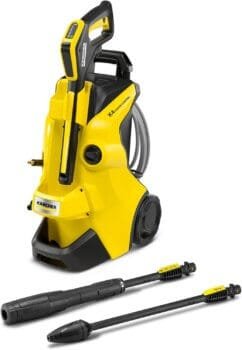 Kärcher K 4 Power Control Flex Pressure Washer, Pressure: max. 130 bar, Flow Rate: 420 l/h, Area Coverage: 30 m²/h, Water Filter, Weight: 11.5 kg, High-Pressure Flex Hose, Dirt Blaster, Spray Lance