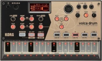 Korg Volca Drum Digital Percussion Synthesizer w/ 16-step Sequencer and Active Step