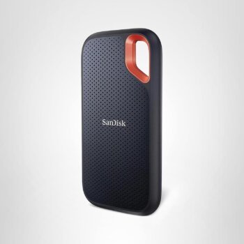 SanDisk 2TB Extreme Portable SSD - Up to 1050MB/s, USB-C, USB 3.2 Gen 2, IP65 Water and Dust Resistance, Updated Firmware - External Solid State Drive