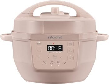 Instant Pot 4QT RIO Mini 7-in-1 Multi-Cooker, Pressure Cooker, Slow cook, Sauté, Steam, Rice Maker, Yogurt, & Warmer, Rosewater, 4 Quarts