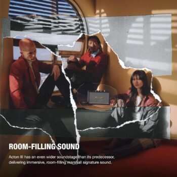 Marshall Acton III Bluetooth Home Speaker, Black