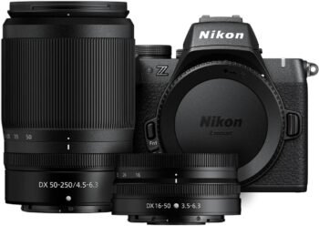 Nikon Z50 II with Two Lenses | Compact mirrorless Stills/Video Camera with Easy Color presets and Wireless Photo Sharing | USA Model