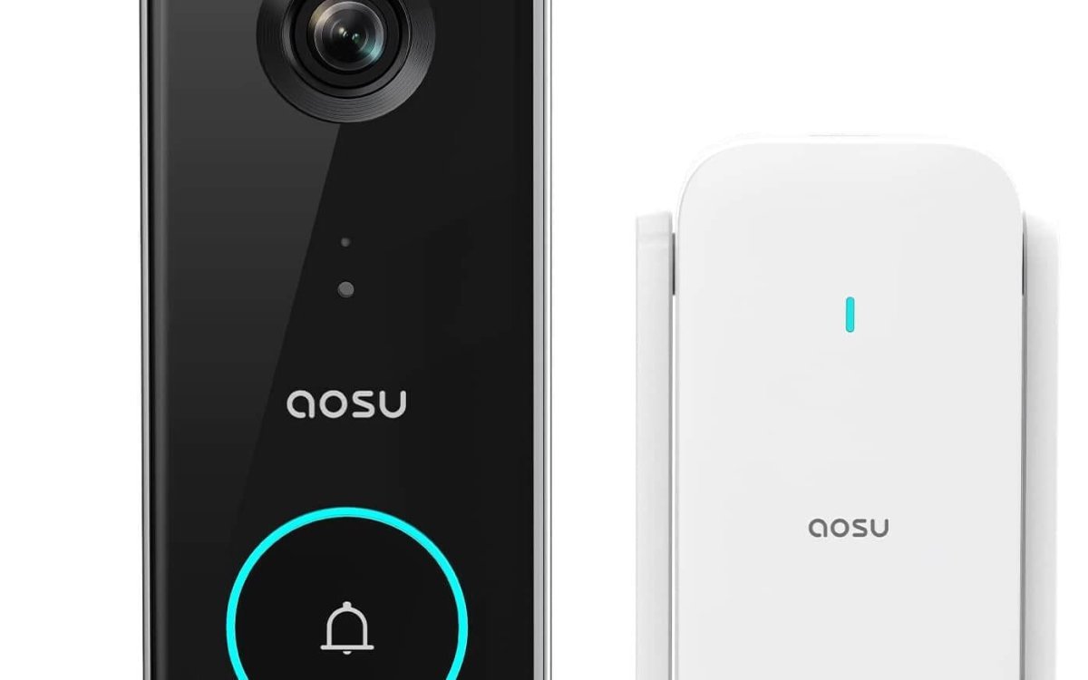 AOSU Video Doorbell Wireless, 5MP UHD