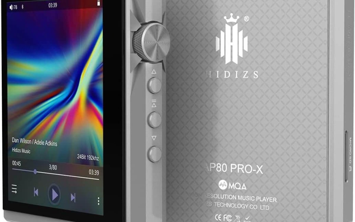 AP80 PRO-X Balanced Lossless MQA Bluetooth Music MP3 Player with Dual ESS9219C DAC Chips and Supports MQA 8X/LDAC/apt-X/AAC/USB DAC/DSD256/Hi-Res Audio Wireless DAP