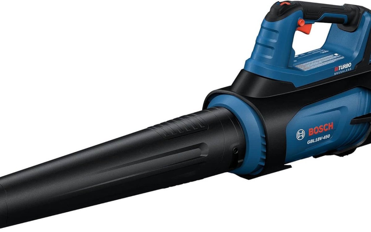 BOSCH GBL18V-450N PROFACTOR™ 18V Cordless Blower - High Performance Brushless Motor, 450 CFM, 123 MPH Air Speed, Ergonomic Design, Lightweight & Low Noise