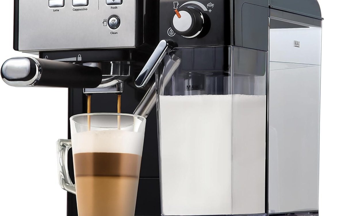 Breville One-Touch CoffeeHouse Coffee Machine | Espresso, Cappuccino & Latte Maker | 19 Bar Italian Pump | Automatic Milk Frother | ESE Pod Compatible | Black [VCF107]