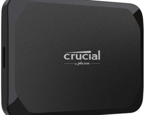  Crucial X9 1TB Portable SSD, Up to 1050MB/s, USB 3.2 USB-C, External Solid State Drive