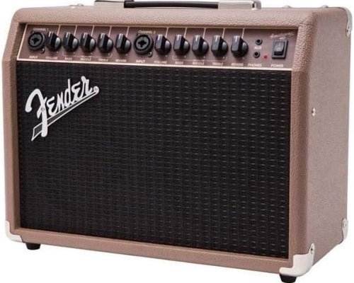 Fender Acoustasonic Guitar Amp for Acoustic Guitar, 40 Watts, with 2-Year Warranty 2x6.5 Inch Speakers, Chorus Effect, Dual Front-panel Inputs, 9.8Dx17.6Wx15.5H Inches