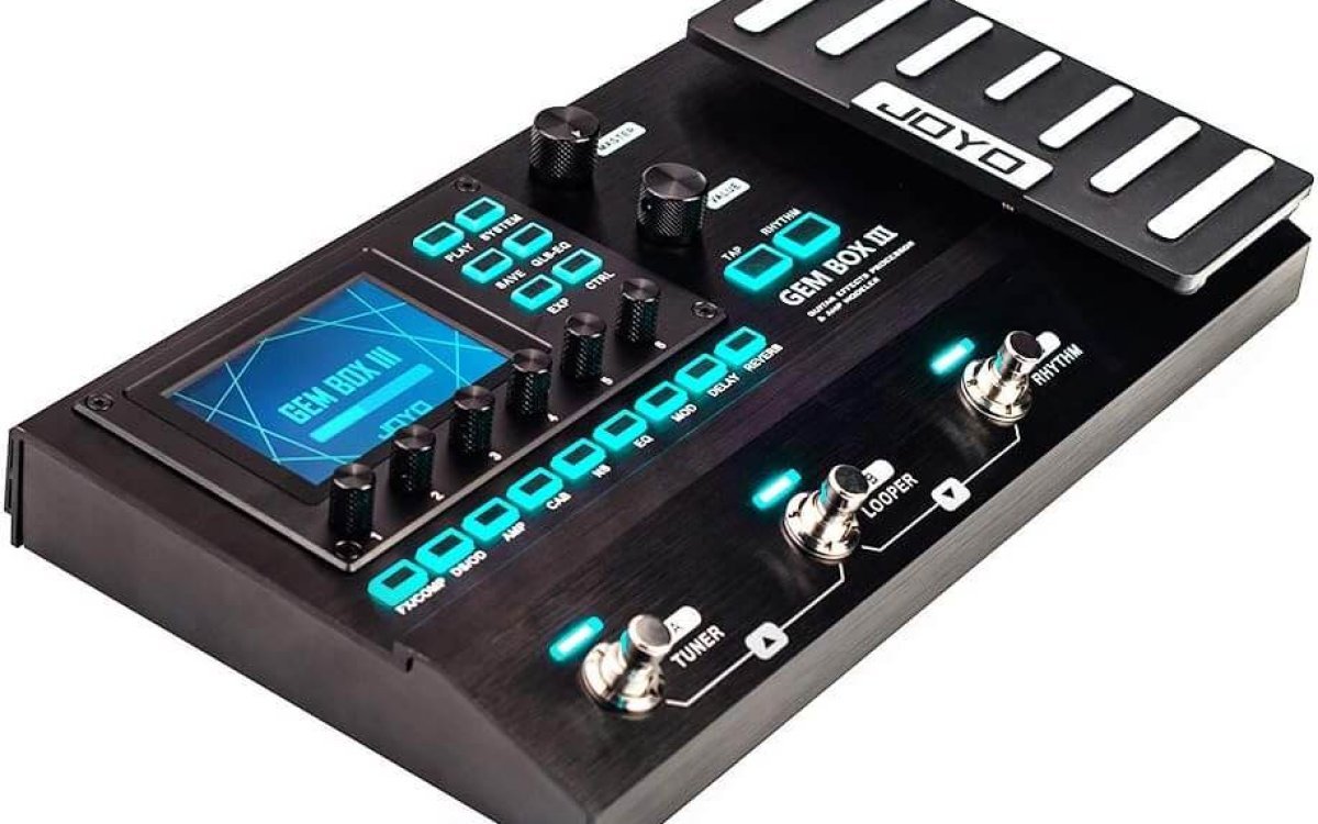 JOYO Guitar Multi Effect Processor with Expression Pedal with 157 Effect, 61 Preamp Modeling, 40 Drum Machine, IR Cab Simulation, Looper, Tap Tempo