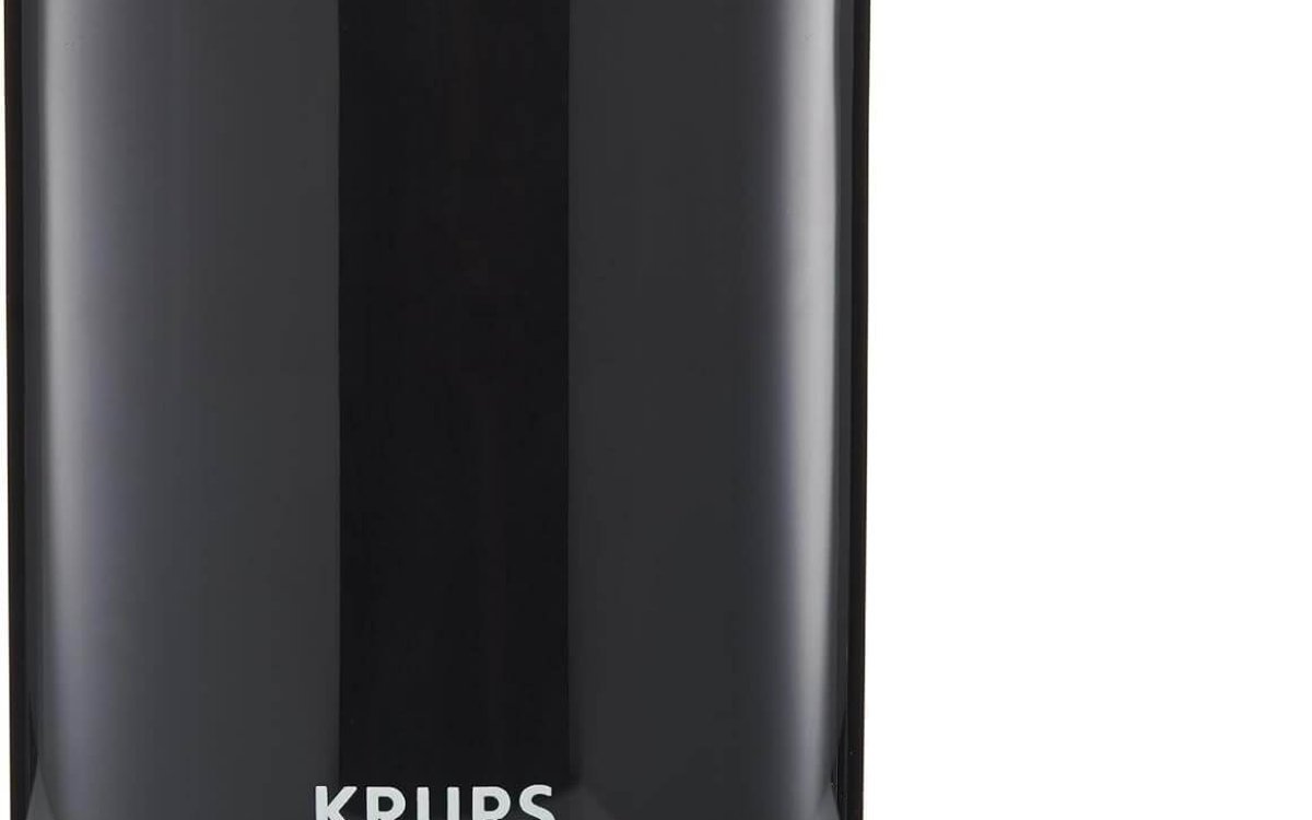 Krups F20342 Coffee Grinder and Spice Mill in One, Powerful Motor, Grinding Variable, 75 g Capacity, Stainless Steel Impact Blade, Safety Lid, Non-Slip Feet