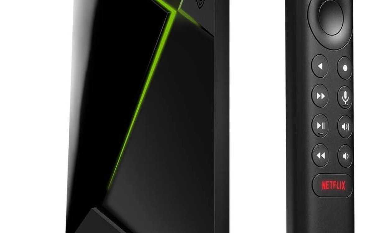 NVIDIA SHIELD Android TV Pro Streaming Media Player; 4K HDR Movies, Live Sports, Dolby Vision-Atmos, AI-Enhanced Upscaling, GeForce NOW Cloud Gaming, Google Assistant Built-In, Works with Alexa