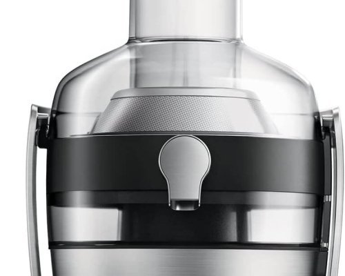 Philips HR1921/20 Juicer, FibreBoost QuickClean Technology, Pre-rinse Function, 1100 W, Stainless Steel, 1100 W