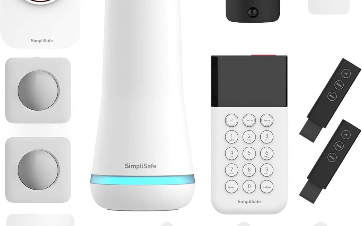 SimpliSafe Home Security System | 13 Piece Home Security Camera & Alarm System with Entry Sensor, Motion Detector & Outdoor Siren - Optional Monitoring Subscription - Compatible with Alexa
