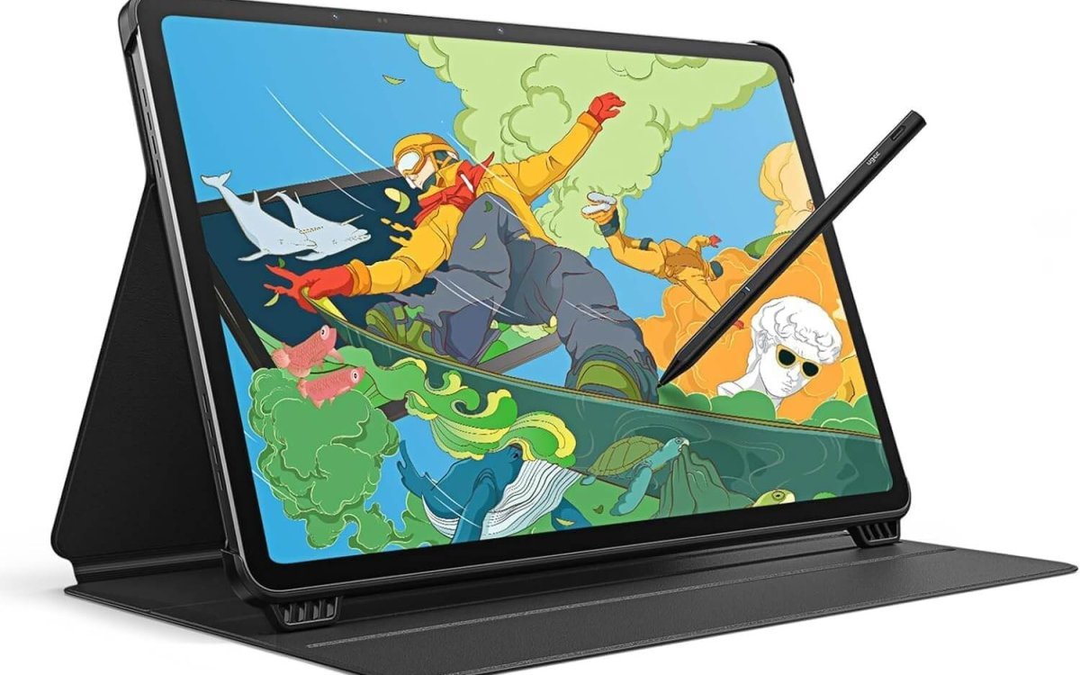 UGEE Pad•8GB+256GB Fun Drawing Pad•14.25''Standalone Drawing Tablet•No Computer Needed•2.4K Ultra HD Large Screen with Full-Laminated Screen•Android 14 ipad Drawing Stand for 10000mAh+27W Battery