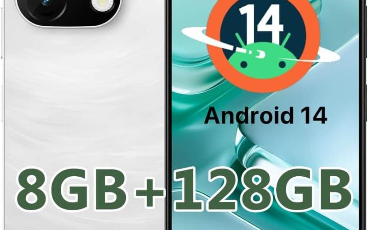 UMIDIGI Mobile Phones, 128GB ROM/1TB TF Smartphone, 6.75" HD+ 90Hz,18W PD 5000mAh, Android 14 SIM Free Unlocked Phones G9T, 4GB RAM,13MP, AI Face & Fingerprint Unlock,Dual SIM 4G Phone, GPS