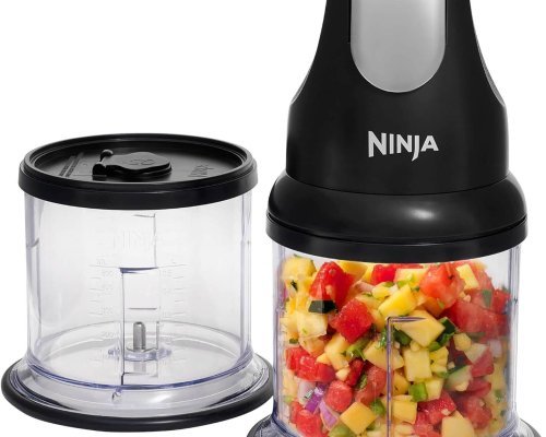 inja Professional Chopper [NJ1002UKBK] Stackable, 200W