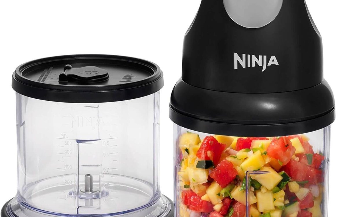 inja Professional Chopper [NJ1002UKBK] Stackable, 200W